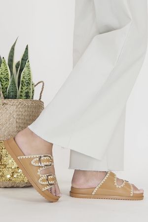 Laundry B Muu Slides Tan